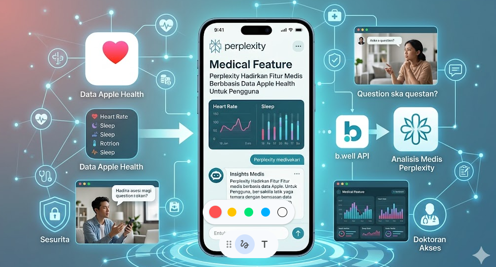 Perplexity Hadirkan Fitur Medis Berbasis Data Apple Health Untuk Pengguna